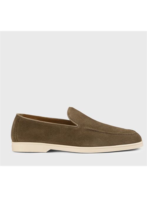 SUEDE LOAFERS  DOUCALS | DU3413NWMAUY009GM08VISONE CACAO/F.DO GLASSA